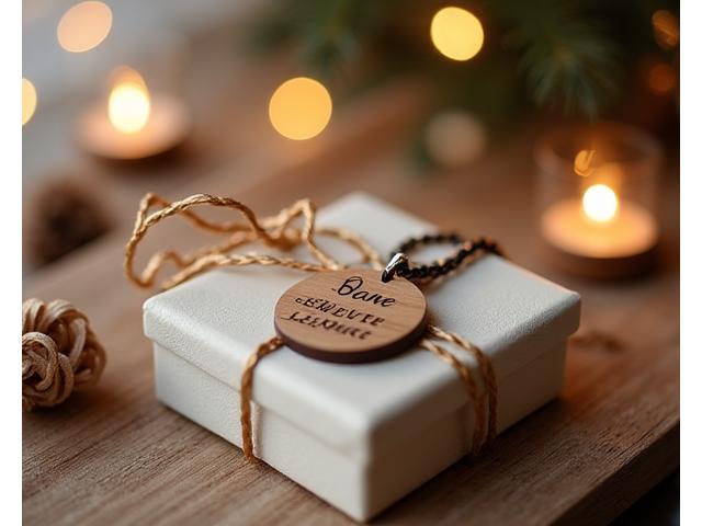 Geschenkideen Holzschmuck personalisiert