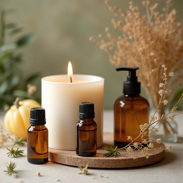 Bougies aromathérapie aux huiles essentielles